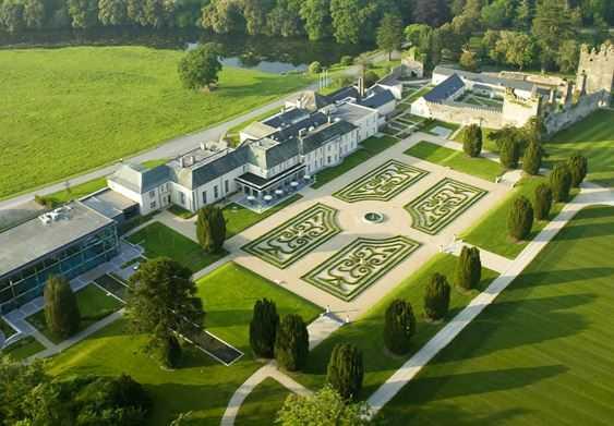 The Castlemartyr Resort includes an 18th-century manor house connected to a newer portion of the hotel that opened in 2007