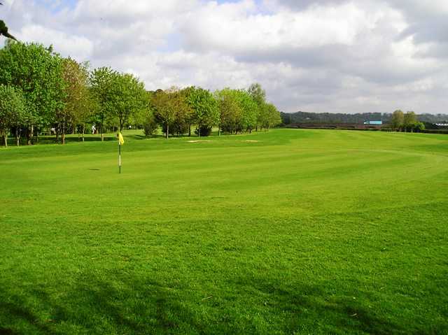 A view of the 9th hole at Fishwick Hall Golf Club