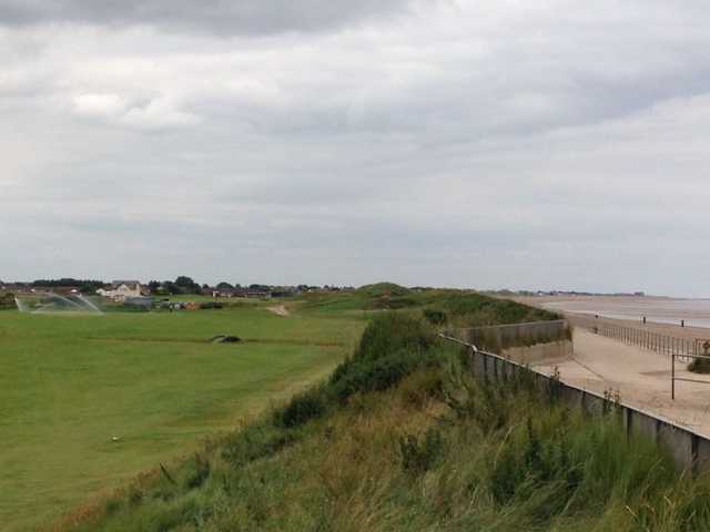 A wonderful view of one of the coastline holes from Sandilands Golf Club