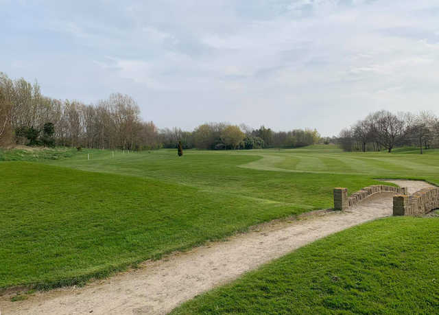 A view from Teesside Golf Club.