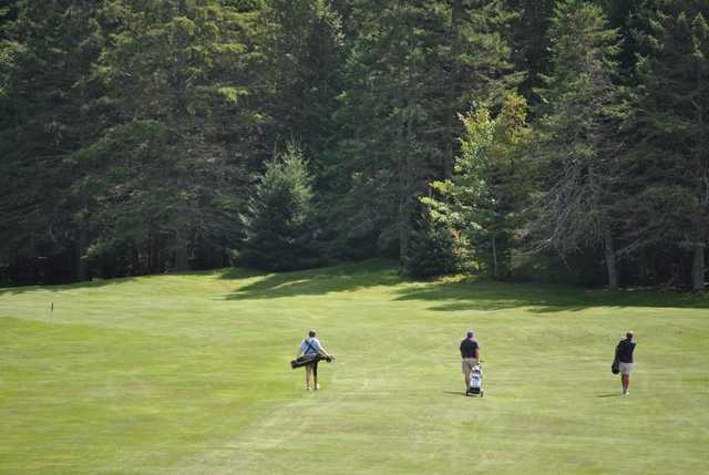 A sunny day view from Mountain View Country Club