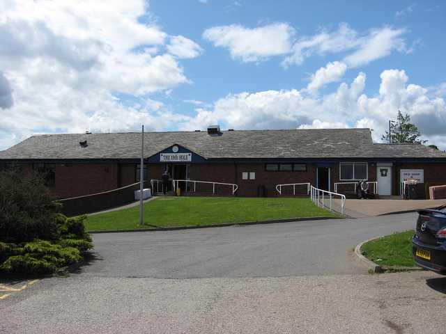 A view of the clubhouse at Roseberry Grange Golf Club.