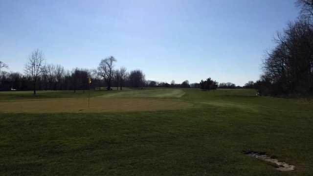 A view of a green at Wawasee Golf & Country Club (Alan Goodoien).