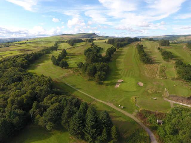 A view of green #13 at Neath Golf Club.