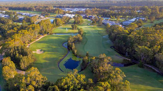 Aerial view from Pacific Dunes Golf Club.