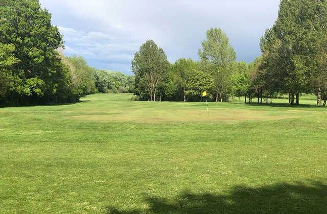 A view of a green at Ellesmere Port Golf Club.