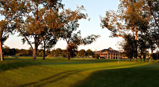 A view of the 2nd green at Gateway Park Golf Course