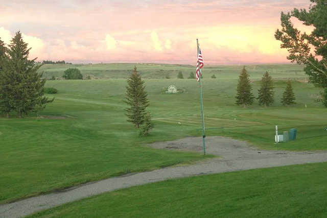 A view from Cut Bank Golf & Country Club