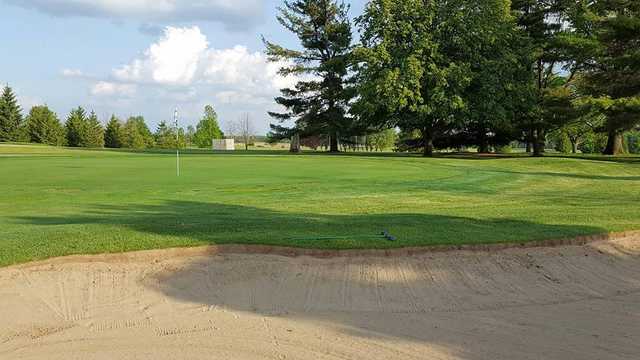 A view of a green at Arbor Trace Golf Club.