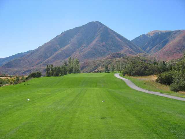 A view from tee #10 at The Oaks at Spanish Fork