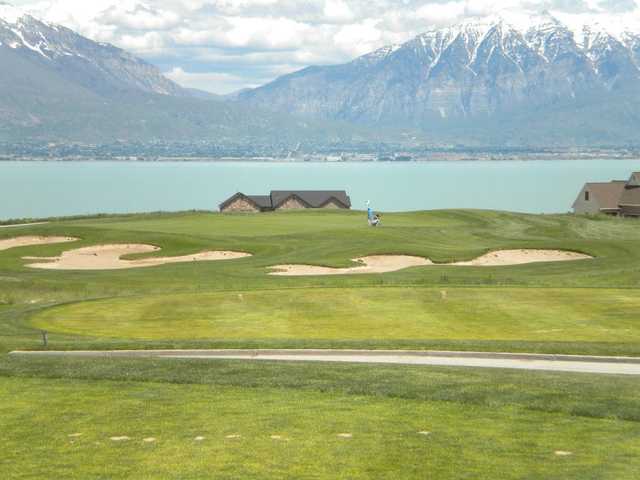A view from tee at TalonsCove Golf Course.