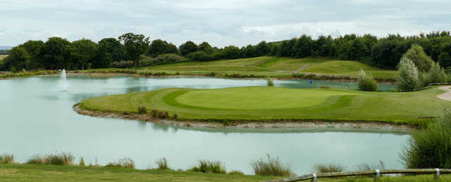 View of the 17th green from the Signature Course at Woodlands Golf & Country Club
