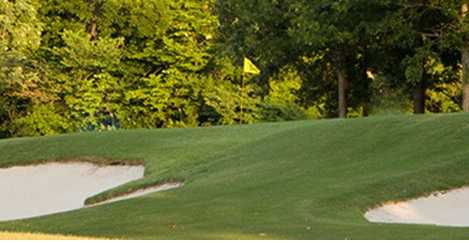 A view of a green at Cherokee Hills Golf Club (Hard Rock Hotel & Casino)