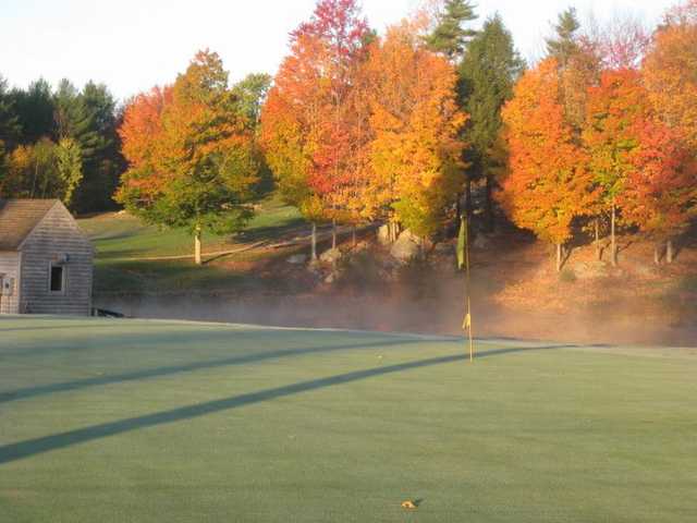 A view of the 9th green at Loudon Country Club
