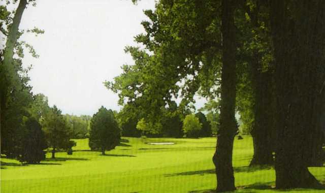 A view of a fairway at Laurel Golf Club