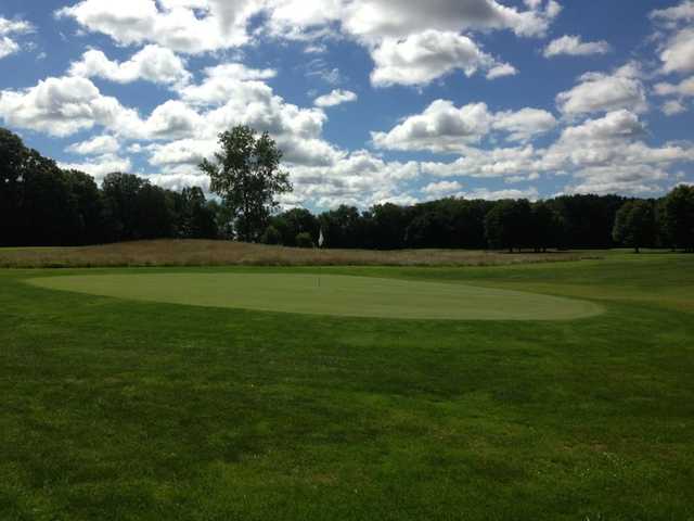 A view of a green at Woodbury Golf Course