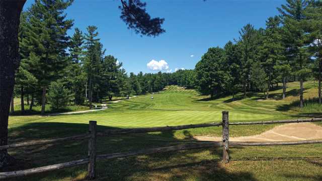 A view of a green at Neshobe Golf Club.