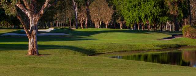 A view of the 1st hole at Southport Golf Club.