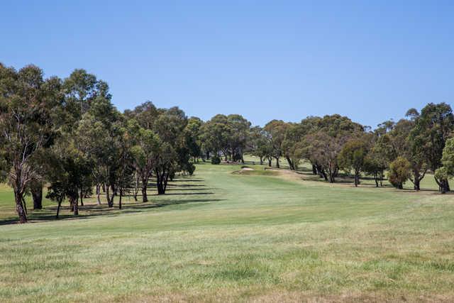 A view of fairway #7 at Mount Martha Public Golf Course.