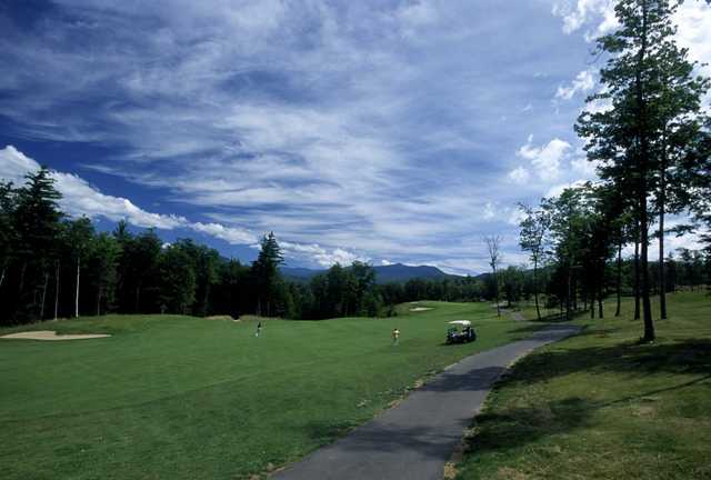 A view of a fairway at Owl's Nest Golf Club