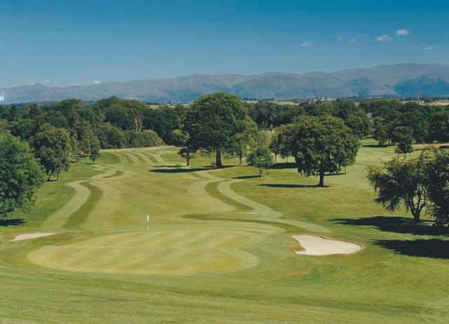 Stunning view of the 14th hole at Glenbervie Golf Club