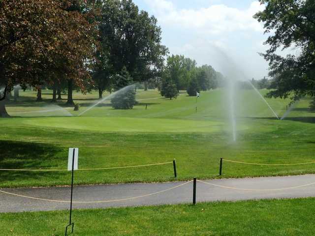 A view of a hole at Arbor Trace Golf Club.