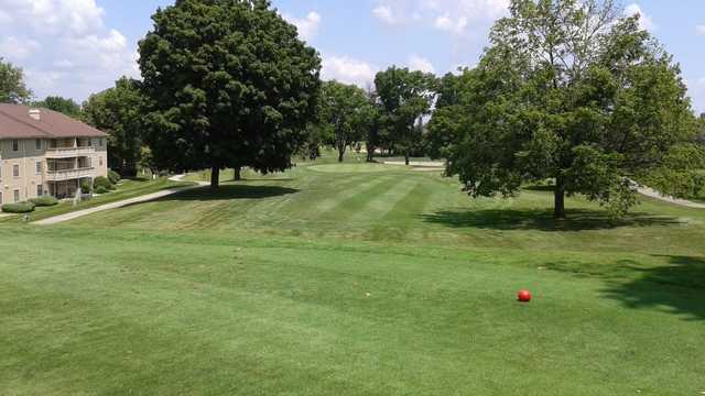 A view from a tee at Canterbury Green Golf Course
