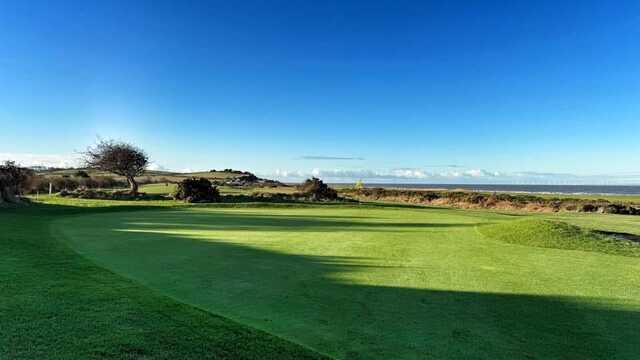 A view from Maryport Golf Club.