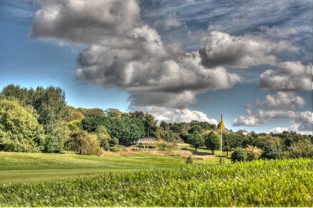 View from a green at Mahon Golf Club.