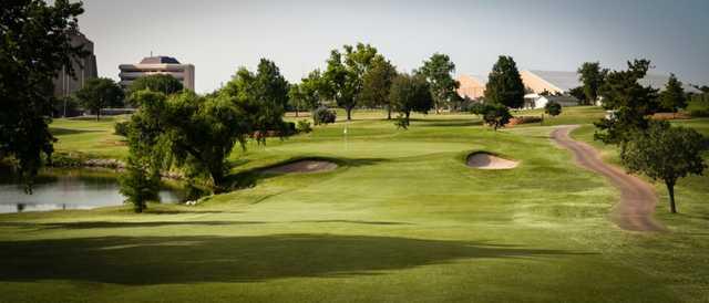 A view from a fairway at Greens Country Club.