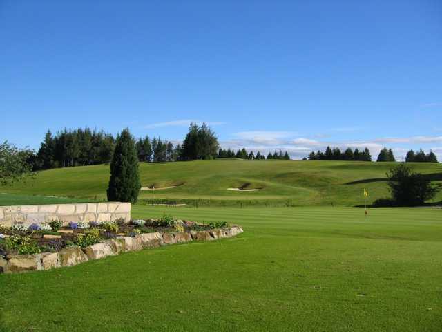 A look out onto Cathcart Castle Golf Course