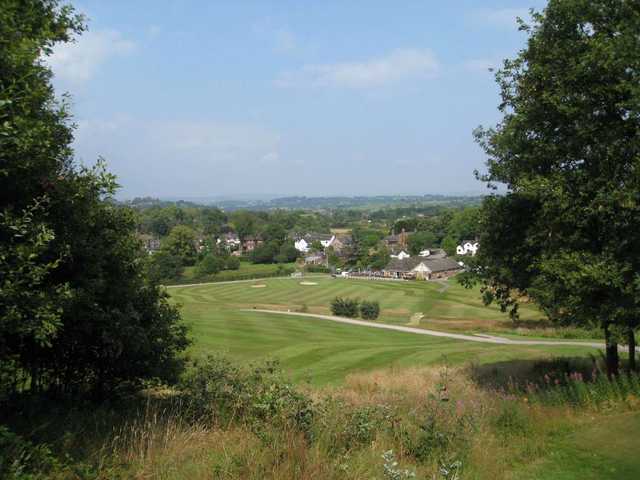 A Picturesque view of the 18th Green at Greenway Hall Golf Club