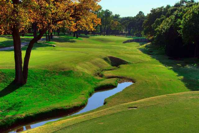 A view from a tee at Oak Tree Country Club