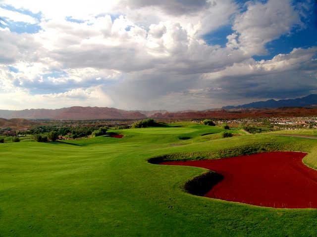 A view from a fairway at Sunbrook Golf Club