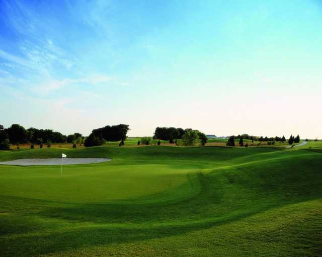 A view of a green at Silverhorn Golf Club