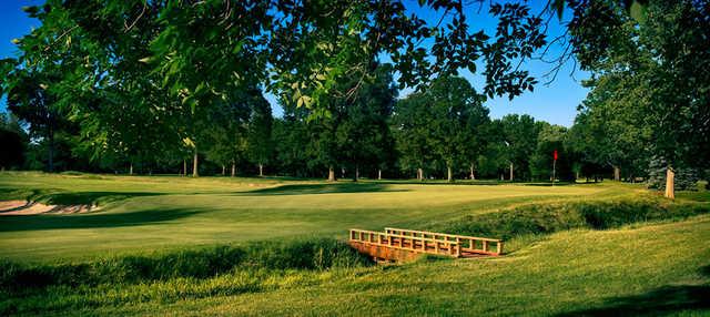 A view of a bridge at Broadmoor Country Club