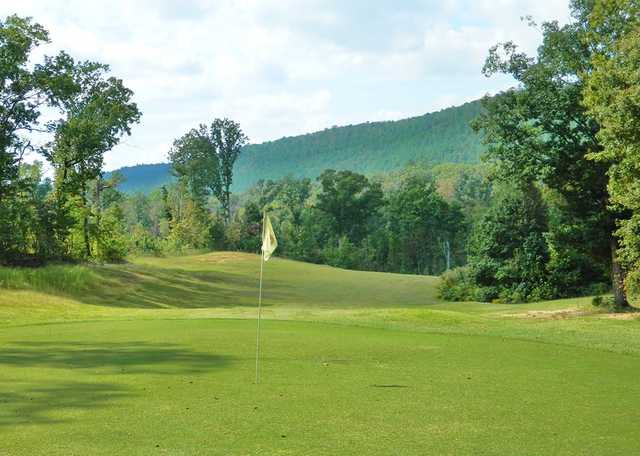 A view of a hole at Deer Valley Links Golf Course