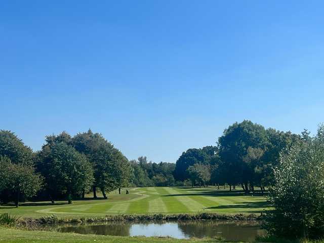View from the 1st tee at Calderfields Golf & Country Club.