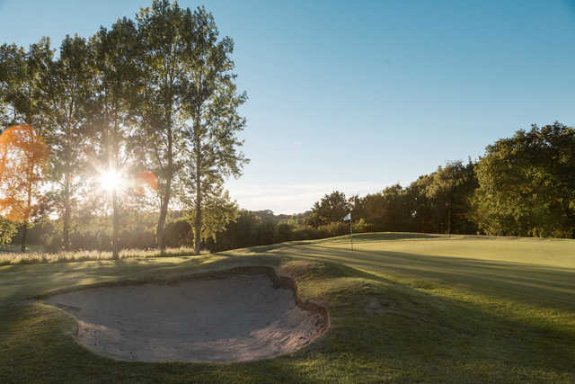 View of the 1st green at Rushcliffe Golf Club