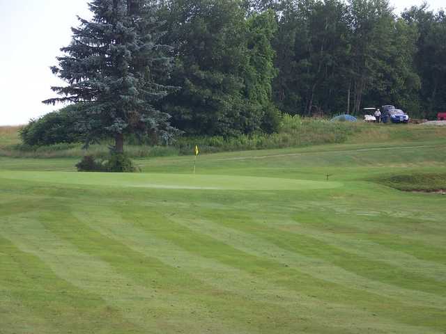 A view of a green at Sunningdale Golf Course