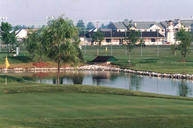 A view of a green at Otte Golf Center