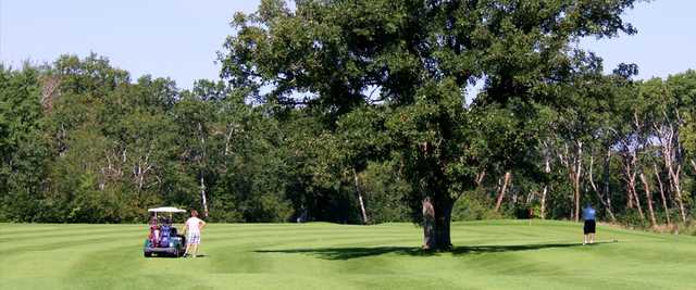 A view of a green at Sandhills Golf and Country Club