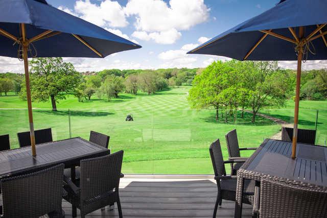 View from the terrace at Enfield Golf Club.