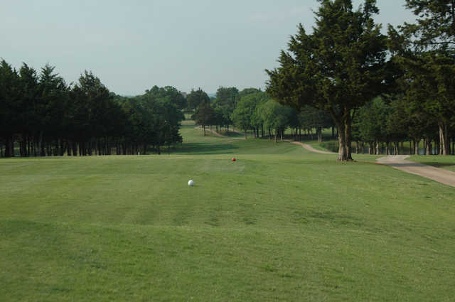 A view from tee at Cimarron National Course from Cimarron National Golf Club