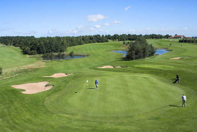 A view of green at Thornbury Golf Centre.