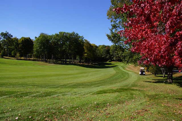 A view of fairway #9 at Brattleboro Country Club