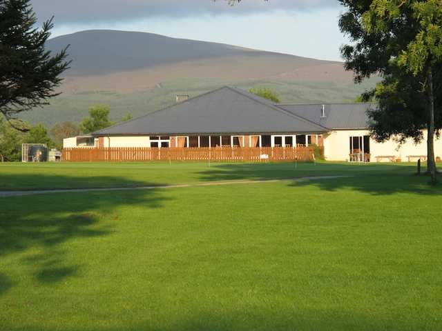 A view of the clubhouse at Slievenamon Golf Club.