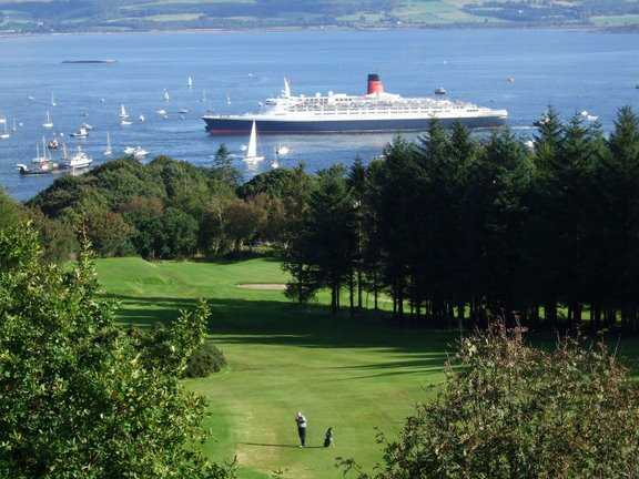 A view from Greenock Golf Club