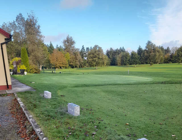 A view of a hole from Mountbellew Golf Club.