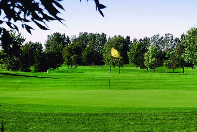 A view of a hole at Kuehn Park Golf Course